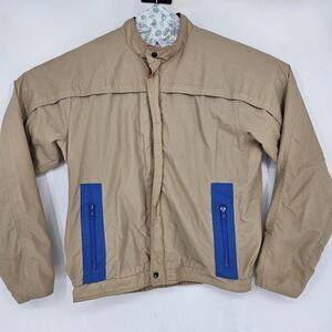 Vintage Northbilt Jacket Mens Medium Tan Outerwear Hunting Lightweight M
